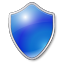 Shield Blue Icon 64x64 png
