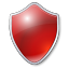 Shield Red Icon 64x64 png