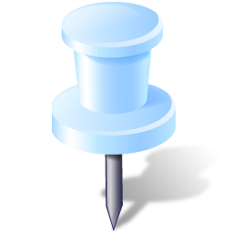 Pinpoint Needle White Icon 256x256 png
