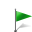 Pinpoint Flag 1 Right Green Icon 32x32 png