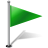 Pinpoint Flag 1 Right Green 2 Icon