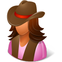 Historical Cowgirl Icon