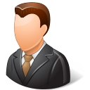 Office Client Male Light Icon 128x128 png