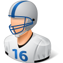 Sport Football Player Male Light Icon
