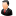 Office Customer Male Light Icon 16x16 png
