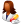 Medical Pharmacist Female Dark Icon 24x24 png