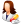 Medical Pharmacist Female Light Icon 24x24 png