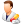 Medical Pharmacist Male Light Icon 24x24 png