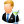 Occupations Bartender Male Light Icon 24x24 png