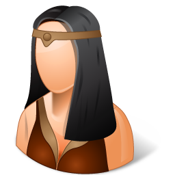 Historical Barbarian Female Icon 256x256 png