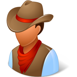 Historical Cowboy Icon 256x256 png