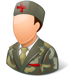 Medical Army Nurse Male Light Icon 256x256 png