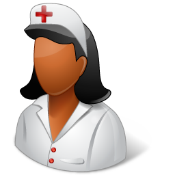 Medical Nurse Female Dark Icon 256x256 png