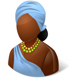 Nations African Female Icon 256x256 png