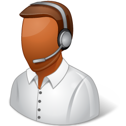 Occupations Technical Support Male Dark Icon 256x256 png