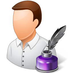 Occupations Writer Male Light Icon 256x256 png