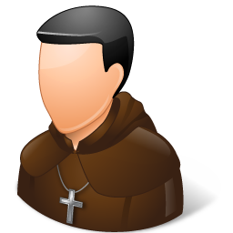 Religions Catholic Monk Icon 256x256 png