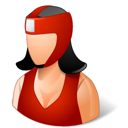 Sport Boxer Female Light Icon 256x256 png