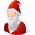 Historical Santa Claus Male Icon 32x32 png