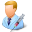 Medical Immunologist Male Light Icon 32x32 png