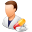 Medical Pharmacist Male Light Icon 32x32 png