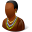 Nations African Male Icon 32x32 png