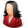 Office Customer Female Light Icon 32x32 png