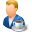 Rest Person Coffee Break Male Light Icon 32x32 png
