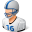 Sport Football Player Male Light Icon 32x32 png