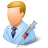 Medical Immunologist Male Light Icon