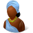 Nations African Female Icon 48x48 png