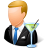 Occupations Bartender Male Light Icon 48x48 png
