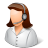 Occupations Technical Support Female Light Icon