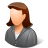 Office Client Female Light Icon 48x48 png
