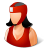 Sport Boxer Female Light Icon 48x48 png