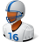Sport Football Player Male Dark Icon 48x48 png
