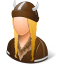 Historical Viking Female Icon 64x64 png