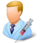 Medical Immunologist Male Light Icon 64x64 png