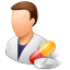 Medical Pharmacist Male Light Icon 64x64 png