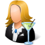 Occupations Bartender Female Light Icon 64x64 png