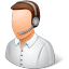 Occupations Technical Support Male Light Icon 64x64 png