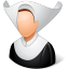 Religions Catholic Nun Icon 64x64 png