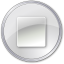 Circle Bordered Stop 1 Disabled Icon 128x128 png