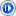 Circle Bordered Step Forward Normal Blue Icon 16x16 png
