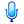 Plain Blue Microphone Hot Icon 24x24 png