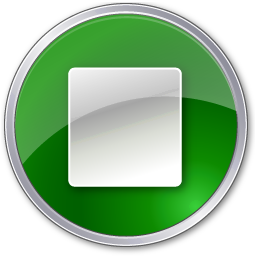 Circle Bordered Stop 1 Normal Icon 256x256 png
