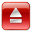 Box Eject Normal Red Icon 32x32 png