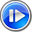 Circle Bordered Step Forward Normal Blue Icon 32x32 png