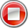 Circle Bordered Stop 1 Normal Red Icon 32x32 png