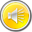 Circle Bordered Volume NormalYellow Icon 32x32 png